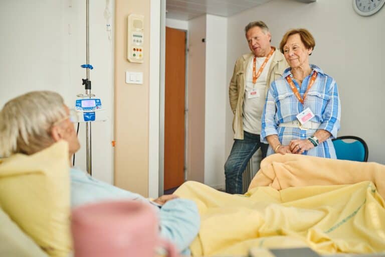 Patient et bénévoles Être-là